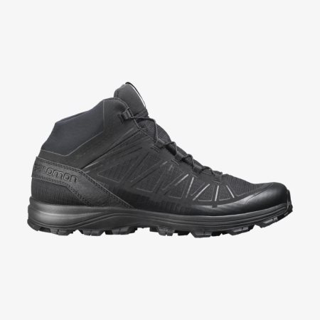 Salomon SPEED ASSAULT Mens Tactical Boots Black UK EBHU